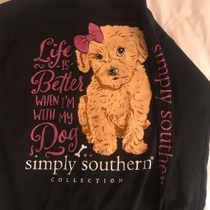 Youth Small SImply Southern Long Sleeve T $14 BNWT